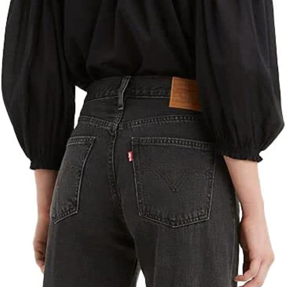 Levi's Women's Premium Dad Jeans - Size 27 (Color: Dark Grey / Rad Dad")
